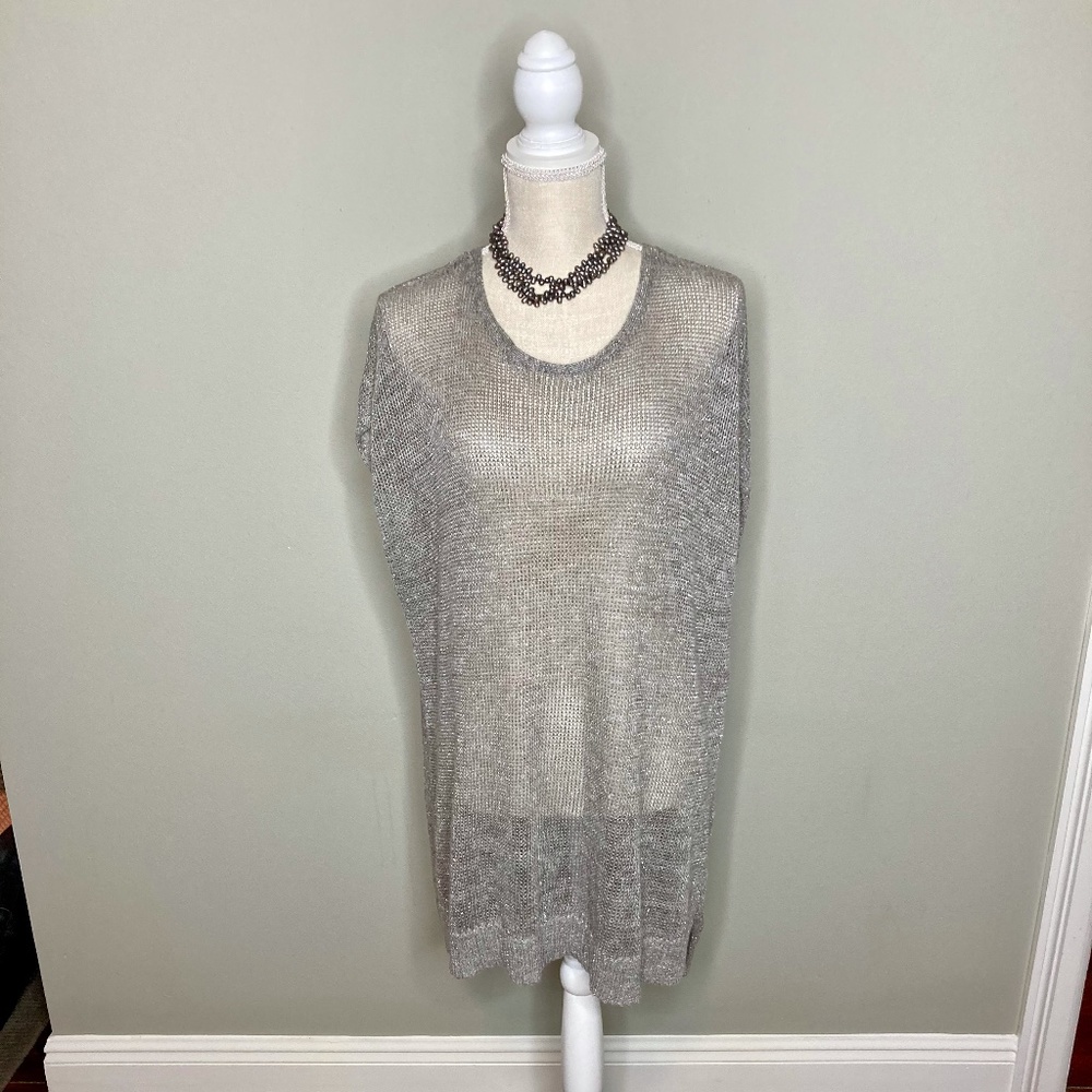 Eileen Fisher sleeveless tunic sweater
